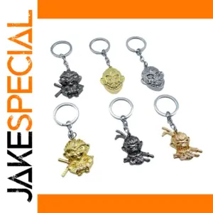 Monkey Keychain with Detail and Finish Options