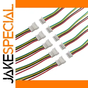 Micro JST 1.25mm Connector Set with 4-Pin Cables