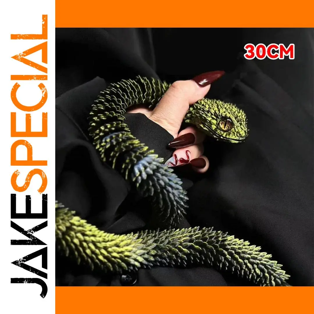 Lifelike Articulated Snake Model - 30cm 1 Lifelike Articulated Snake Model - 30cm