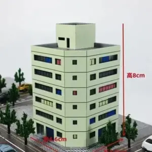 1:300 Scale City Building Diorama Model 18 0db2a127f0b0419b98f63918 upscaled