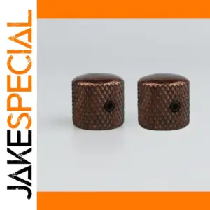 Vintage Bronze Guitar Control Knobs Set of Two