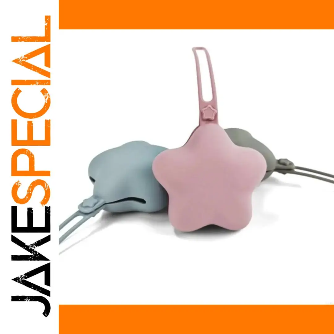 Star-Shaped Baby Pacifier Holder Case 1 Star-Shaped Baby Pacifier Holder Case