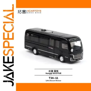 Black Diecast Bus Model 1:64 Scale