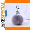Faux Fur Keychain in 13 Colors