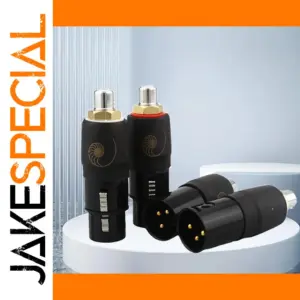 Premium 3-Pin XLR to RCA Adapter Set