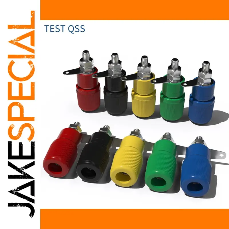 Elevate Your Wiring Setup with the Color-Coded 10-Piece Banana Binding Post Set 1 0e1abd83728b4003aa4117a9 product image