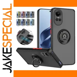 Black Matte Armor Case for OPPO Reno 10 Pro Plus