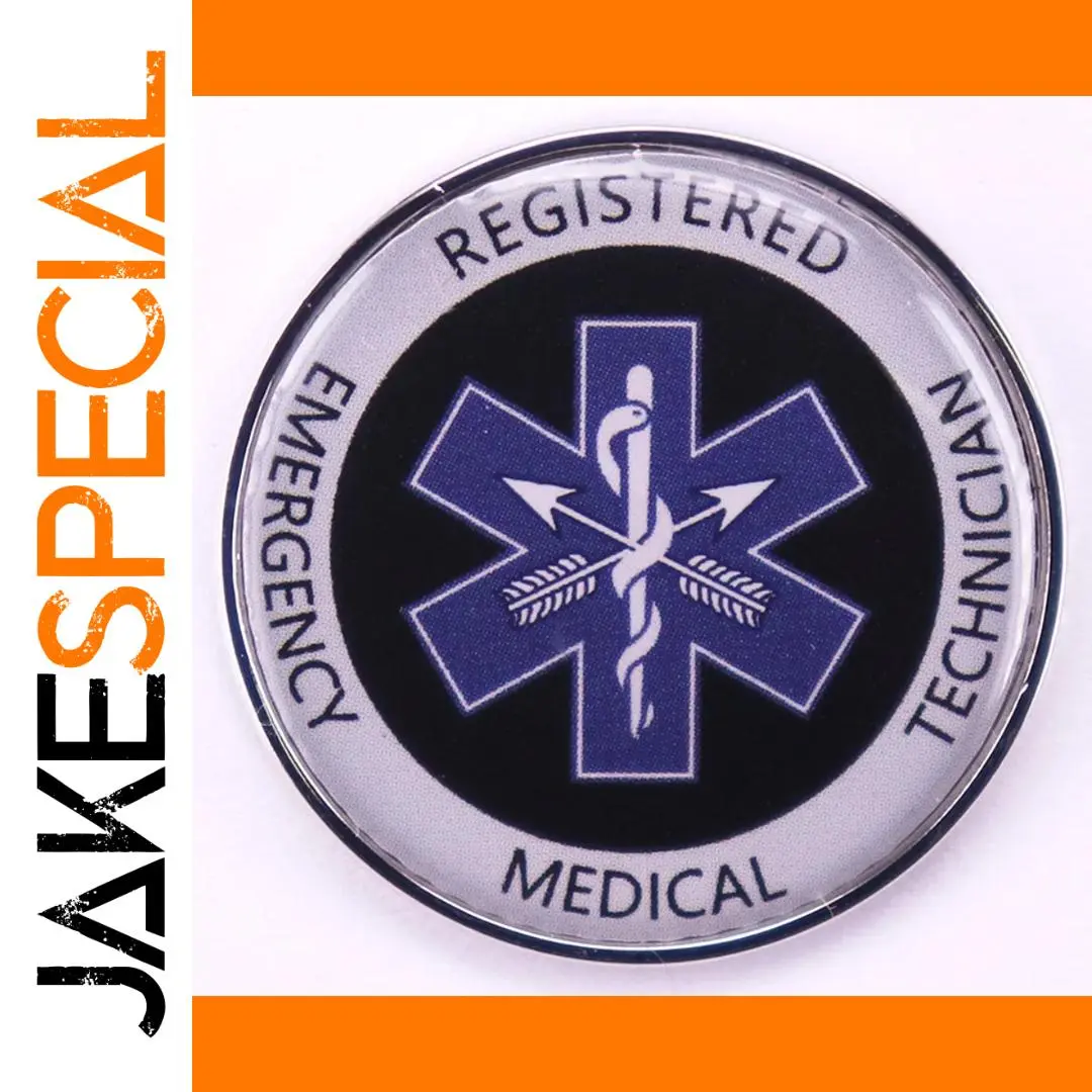 Medical Enamel Brooch Pin for Emergency Professionals 1 Medical Enamel Brooch Pin for Emergency Professionals