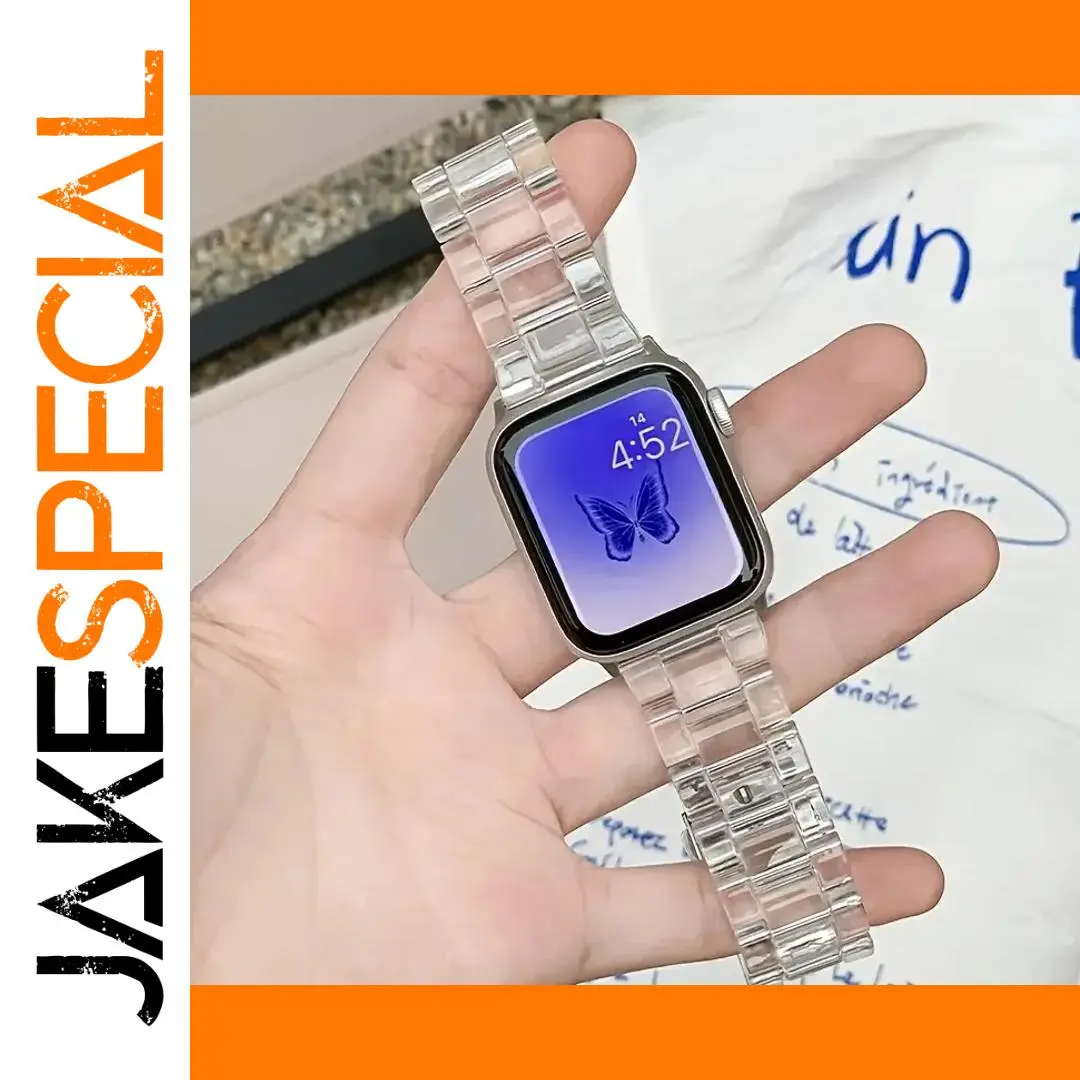 Transparent Resin Band for Apple Watch Models 1 Transparent Resin Band for Apple Watch Models