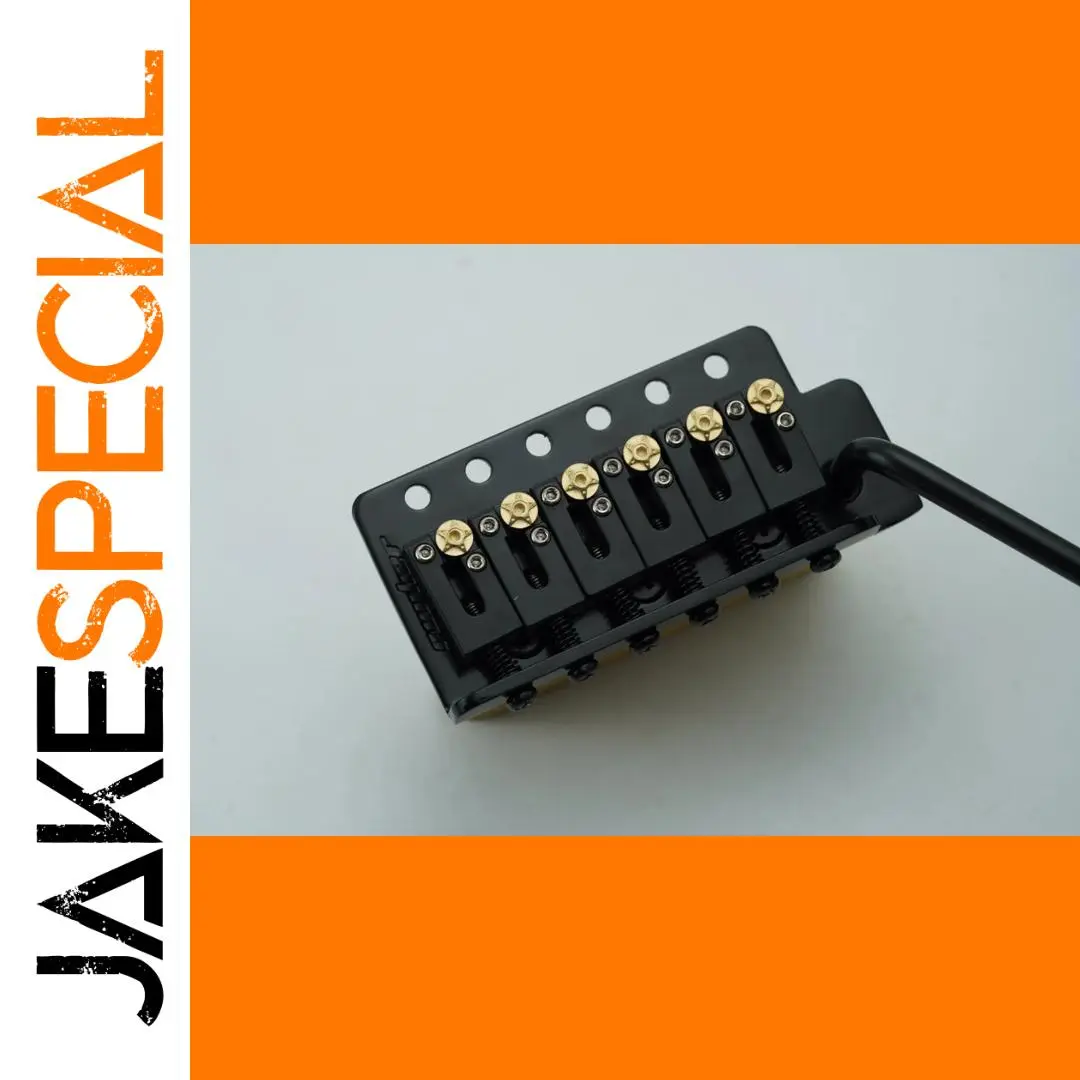 Black Electric Guitar Bridge Set Model 1001-S 1 Black Electric Guitar Bridge Set Model 1001-S