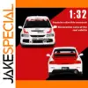 White Mitsubishi EVO 1:32 Diecast Model