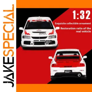 White Mitsubishi EVO 1:32 Diecast Model