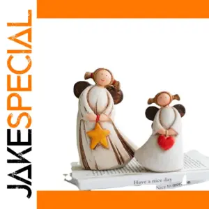 Christmas Love Angel Girl Figurine Set