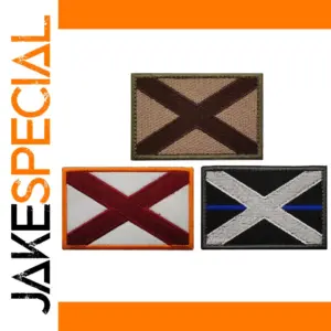 Patriotic American Flag Embroidered Patch