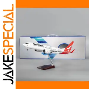 Qantas B737 Model Aircraft 47cm with LED Options