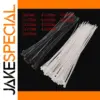 Self-Locking Nylon Cable Tie Set (100 Pieces)