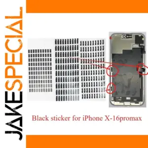 iPhone Repair Black Sticker Set for LCD & Backlight