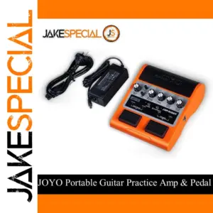 Vibrant Orange Portable Guitar Practice Amp