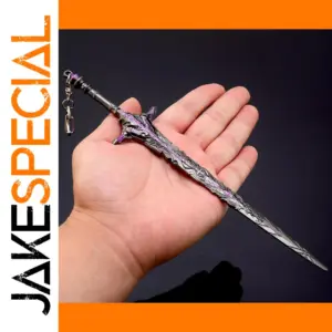 Final Fantasy XV Spike Keychain with Ornate Design