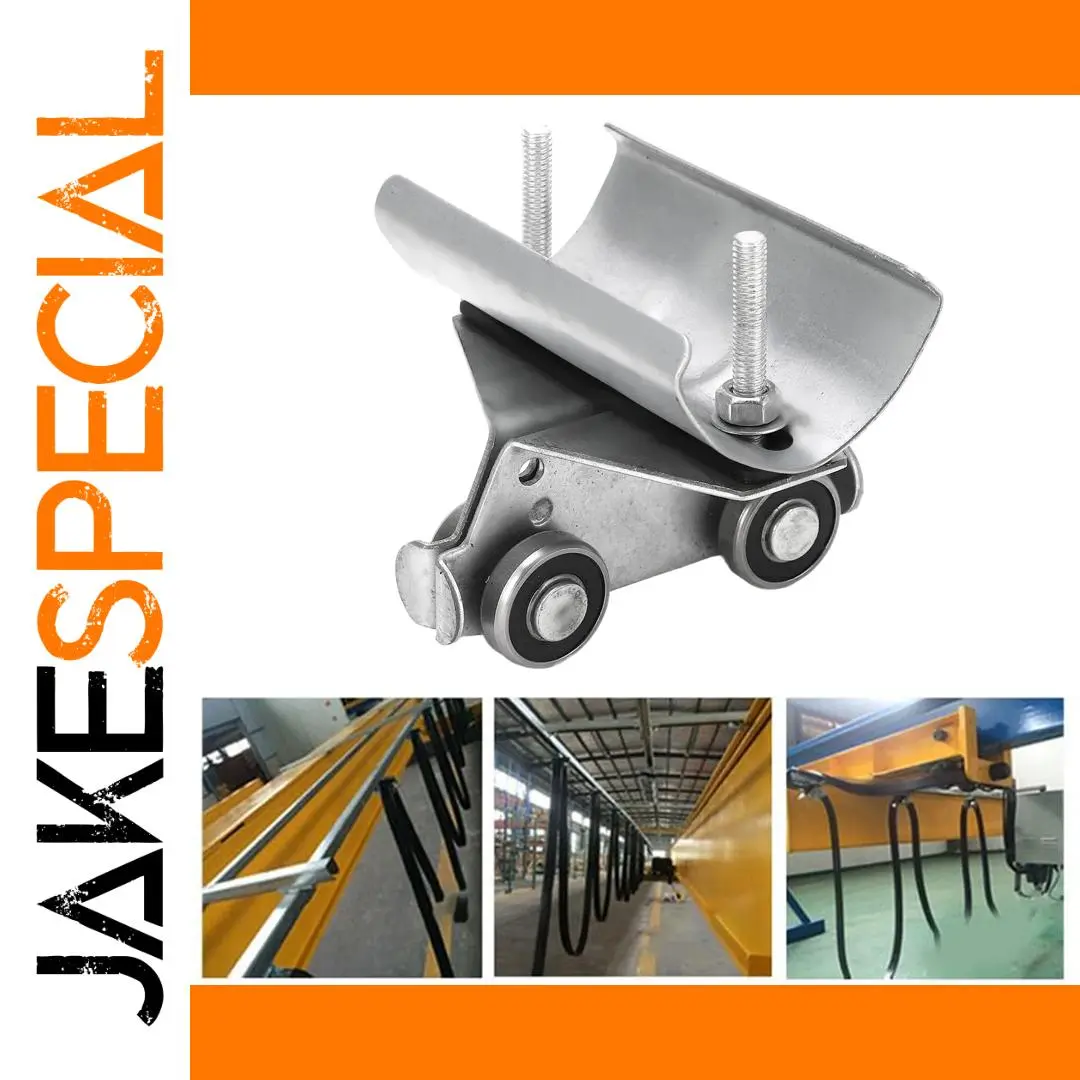 Stainless Steel Track Roller Wheel Trolley 1 Stainless Steel Track Roller Wheel Trolley