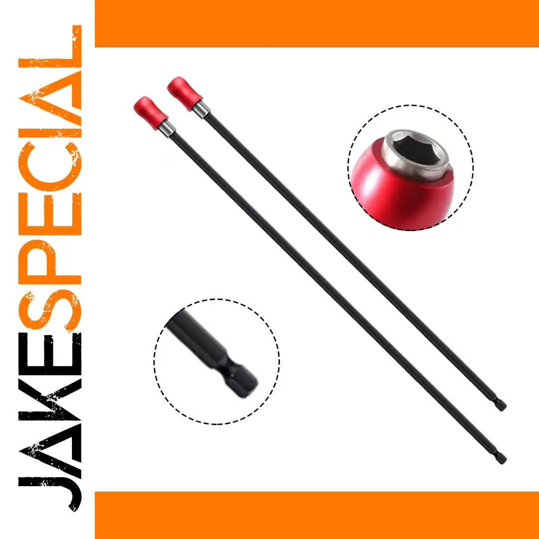 Vibrant Red Magnetic Drill Bit Holder Extension 1 Vibrant Red Magnetic Drill Bit Holder Extension