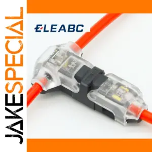 5-Pack Transparent Quick Splice Wire Connectors for 18-24 AWG