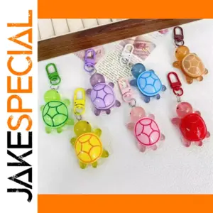 Luminous Cartoon Turtle Keychain