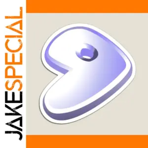 Colorful Cartoon Number Three Magnetic Sticker