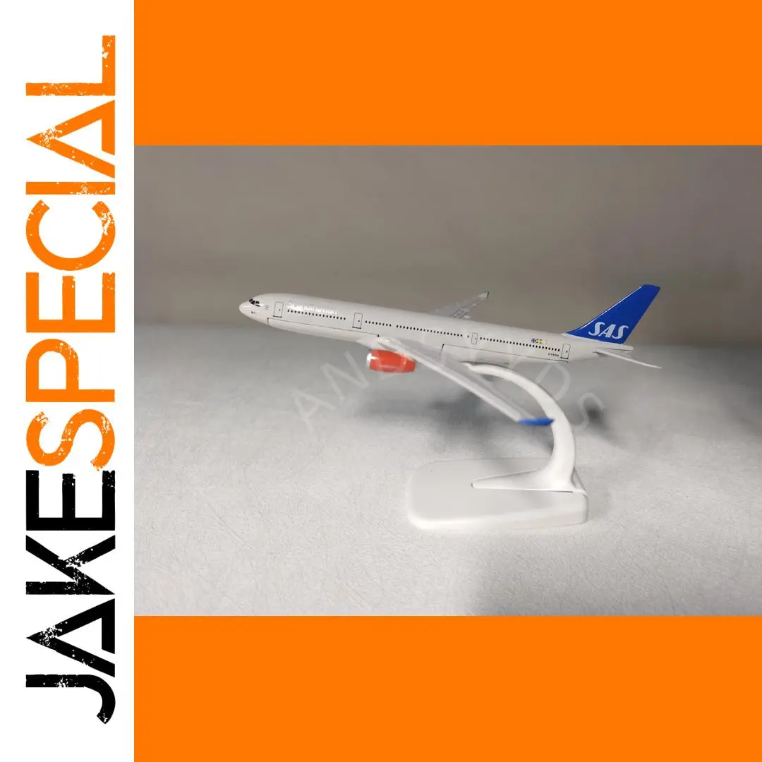 Scandinavian Airlines Airbus A330 Model 1:400 Scale 1 Scandinavian Airlines Airbus A330 Model 1:400 Scale