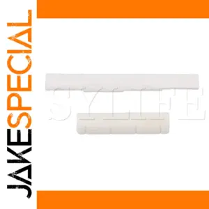 Premium Cattle Bone Ukulele Nut and Saddle Set