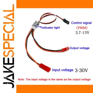 Electronic RC Vehicle Switch 17A 1-6S Support