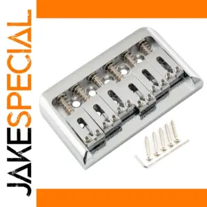 Musiclily Pro 52.5mm Fixed Guitar Bridge for Strat Tele