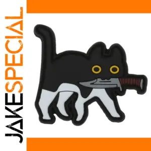 PVC Cartoon Cat Patch with 3D Texture