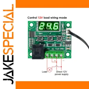 W1209 Digital Thermostat Controller with 1.9" Display