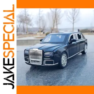 Aurus Senat 1:24 Diecast Model in Glossy Black