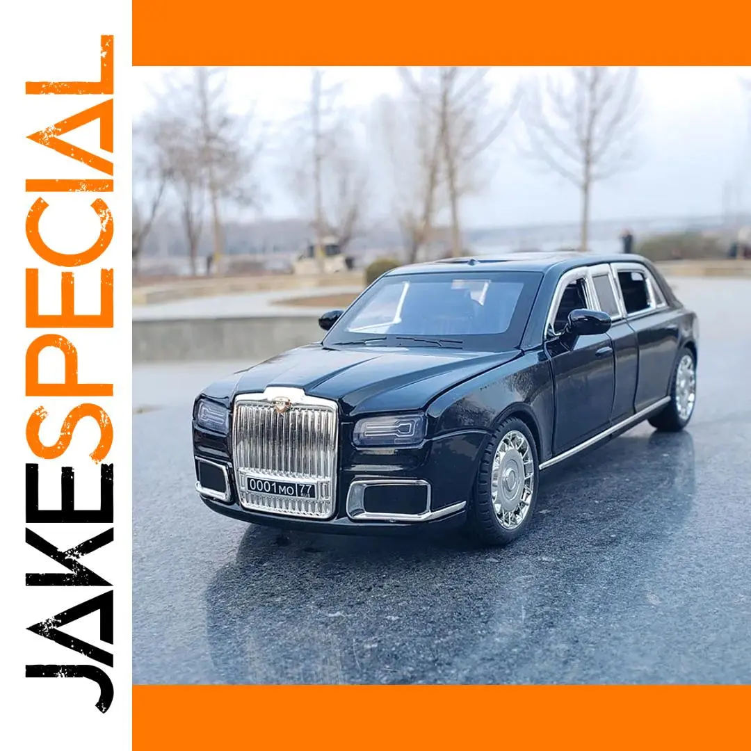 Aurus Senat 1:24 Diecast Model in Glossy Black 1 Aurus Senat 1:24 Diecast Model in Glossy Black
