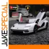 White Lamborghini Countach LPI800-4 Diecast Model