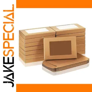 Eco-Friendly Kraft Gift Box Set with Transparent Window