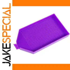 Purple Plastic Drill Tray for Crafts