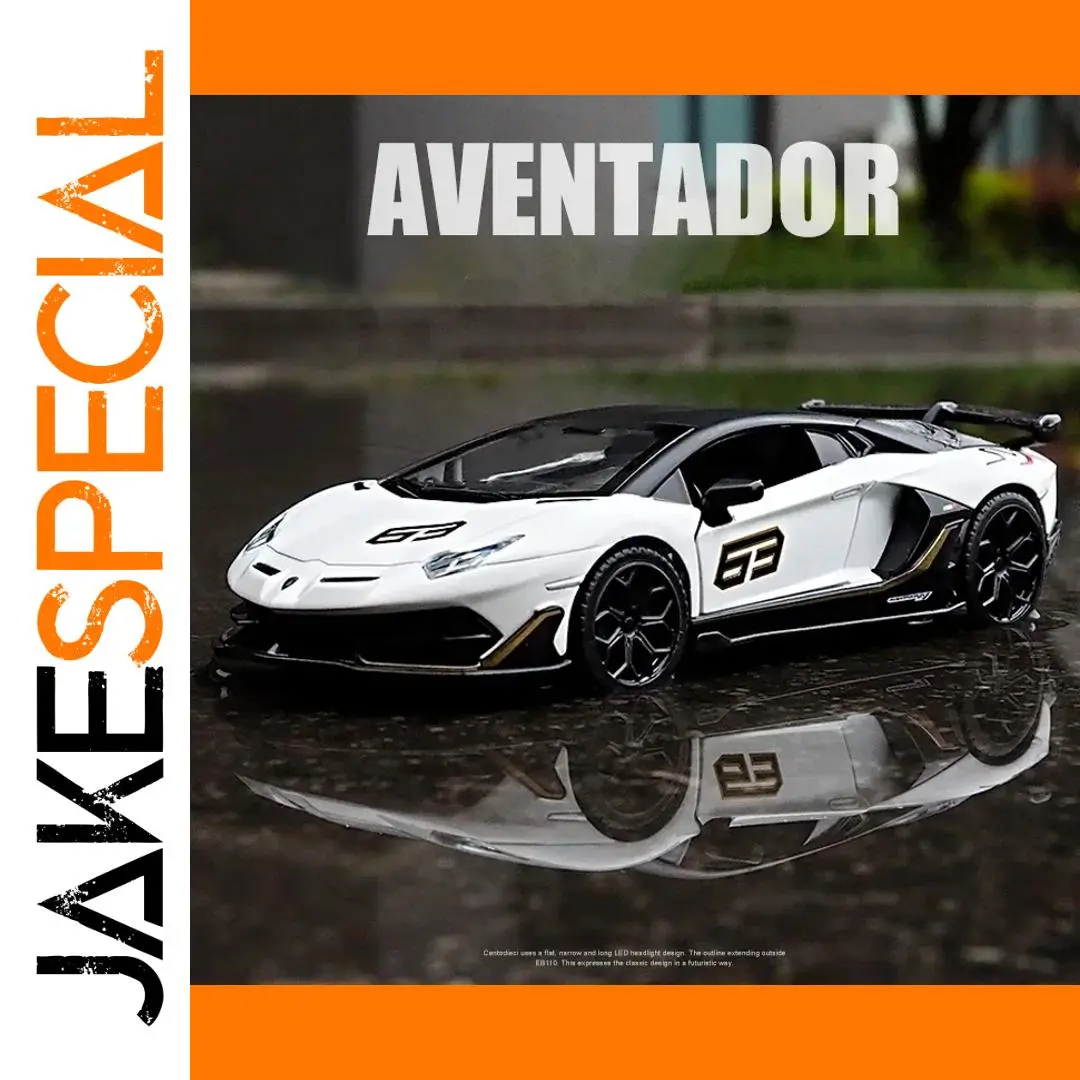Lamborghini Aventador SVJ 63 1:24 Diecast Model 1 Lamborghini Aventador SVJ 63 1:24 Diecast Model