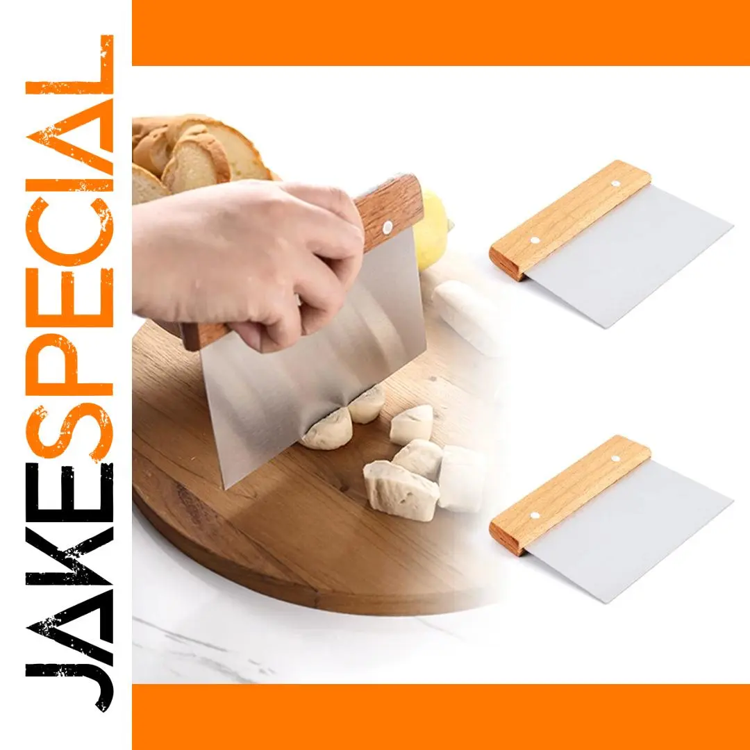 Stainless Steel Bake Scraper for Chefs 1 Stainless Steel Bake Scraper for Chefs