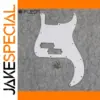 White 3-Ply P-Bass Pickguard with Aluminum Shield