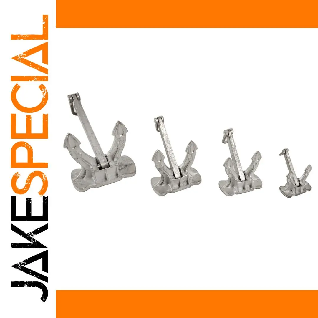 Metal Alloy RC Boat Anchor in Multiple Sizes 1 Metal Alloy RC Boat Anchor in Multiple Sizes