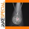 Stainless Steel Knight Templar Necklace