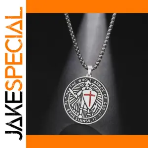 Stainless Steel Knight Templar Necklace