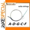 Premium 4/4 Cello String Set with Color Coding