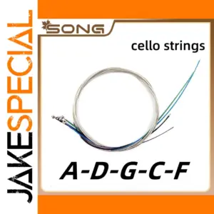 Premium 4/4 Cello String Set with Color Coding