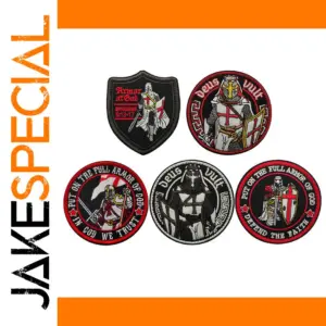 Knights Templar Embroidered Tactical Patch