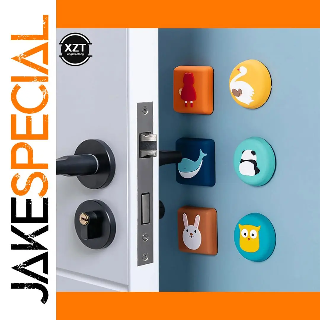 Cartoon Silicone Wall & Door Protector Set 1 Cartoon Silicone Wall & Door Protector Set