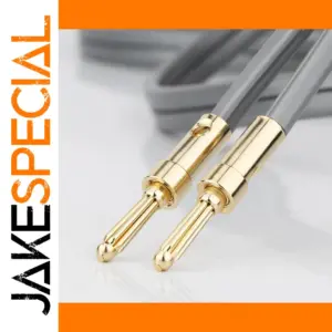 Gold-Plated Banana Connectors Set for Audio Systems